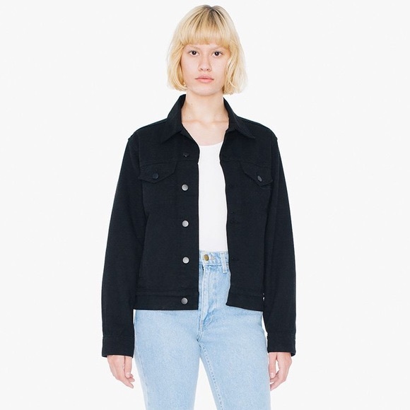 Black denim jacket - Picture 1 of 11